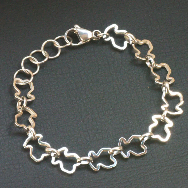 Rare Stainless steel Bear Bracelet 10 Rare Stainless steel Bear Bracelet 16