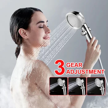 Handheld Shower Head High-Pressure Water-Saving Filtration Adjustable Bath Shower Jets Switch Removable Filter Ionic Showerhead
Handheld Shower Head High-Pressure Water-Saving Filtration Adjustable Bath Shower Jets Switch Removable Filter Ionic Showerhead
