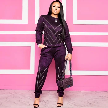 Casual TWO PIECE SET Shining Rhinestone Embellished Design Festival Tracksuit 2 PIECE Suits Matching Outfit 2pc 2piece Set Women
Casual TWO PIECE SET Shining Rhinestone Embellished Design Festival Tracksuit 2 PIECE Suits Matching Outfit 2pc 2piece Set Women