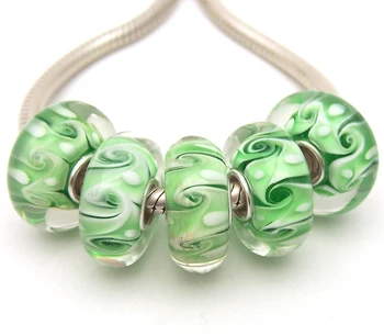 JGWGT 1210 5X 100% Authenticity S925 Sterling Silver Beads Murano Glass beads Fit European Charms Bracelet diy jewelry Lampwork
JGWGT 1210 5X 100% Authenticity S925 Sterling Silver Beads Murano Glass beads Fit European Charms Bracelet diy jewelry Lampwork