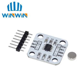 1pcs AS5600 magnetic encoder magnetic induction angle measurement sensor module 12bit high precision
1pcs AS5600 magnetic encoder magnetic induction angle measurement sensor module 12bit high precision