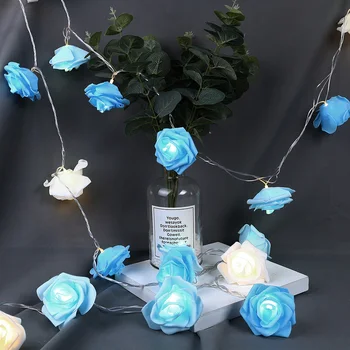 Roses Flower Garland Christmas Decoration New Year LED String Light Birthday Wedding Party Decoration Light Fairy Lamp String
Roses Flower Garland Christmas Decoration New Year LED String Light Birthday Wedding Party Decoration Light Fairy Lamp String