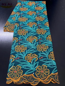 NIAI African Lace Fabric Swiss Voile Lace In Switzerland 2020 High Quality Nigerian Cotton Lace Material For Dress Sewing NI3233
NIAI African Lace Fabric Swiss Voile Lace In Switzerland 2020 High Quality Nigerian Cotton Lace Material For Dress Sewing NI3233