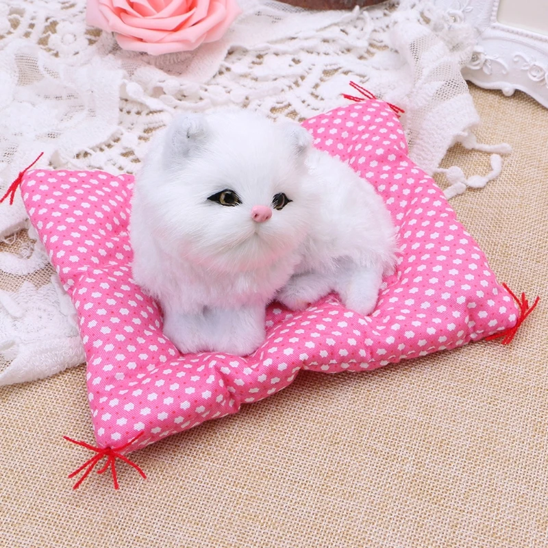 Kids Plush Stuffed Toy Cute Sleeping Cat Press Simulation Sound Animal Doll Gift L4MC
Kids Plush Stuffed Toy Cute Sleeping Cat Press Simulation Sound Animal Doll Gift L4MC