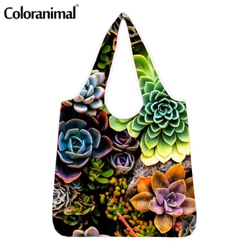 Coloranimal Pretty Succulents Print Eco-Friendly Bags for Ladies Functional Large Shopper Bags Women Storage Tote Grocery Bags
Coloranimal Pretty Succulents Print Eco-Friendly Bags for Ladies Functional Large Shopper Bags Women Storage Tote Grocery Bags