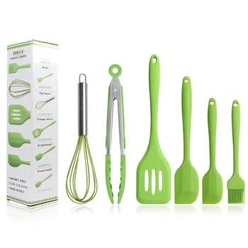 YosHouse 6PCS Kitchen Utensils Soft Silicone Kitchen Tools Non-stick Kitchen Accessories Cooking Cookware Set Gift for Family
YosHouse 6PCS Kitchen Utensils Soft Silicone Kitchen Tools Non-stick Kitchen Accessories Cooking Cookware Set Gift for Family
