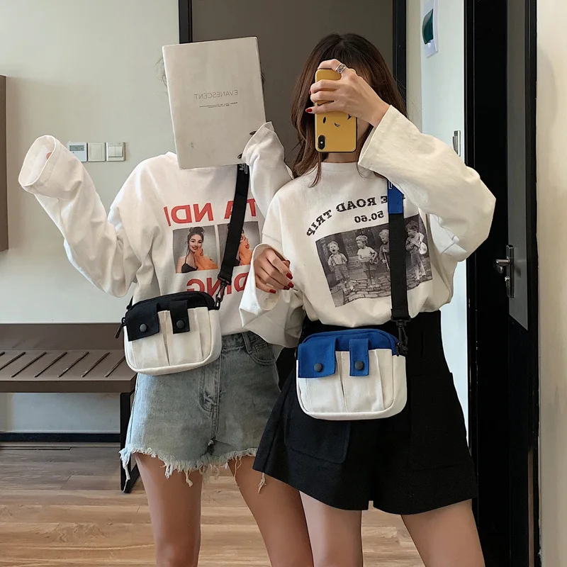 2019 New Style Simple Versatile Korean-style Canvas Bag Women's Japanese-style Artistic Shoulder Bag Simple Fashion Shoulder Bag
2019 New Style Simple Versatile Korean-style Canvas Bag Women's Japanese-style Artistic Shoulder Bag Simple Fashion Shoulder Bag