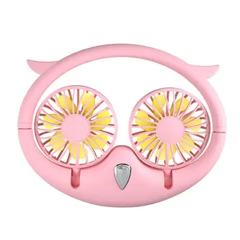 Owl Lazy Hanging Neck Fan Adjustable 7 Leaf USB Rechargeable Cooling Fan 1200 Mah Neckband Hand Air Fan Conditioner
Owl Lazy Hanging Neck Fan Adjustable 7 Leaf USB Rechargeable Cooling Fan 1200 Mah Neckband Hand Air Fan Conditioner
