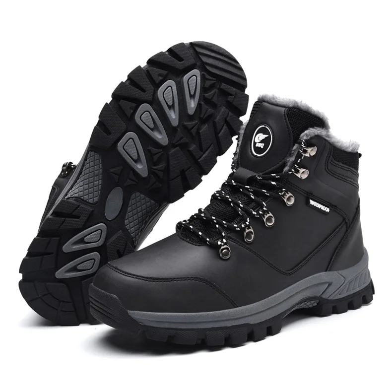 Zimowe buty górskie - mężczyźni i kobiety - wodoodporne buty trekkingowe i śnieżne do outdooru - botki turystyczne - Wianko - 7