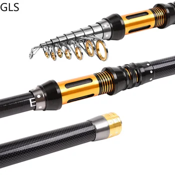 Portable Carbon Fiber Telescopic Fishing Rod High Performance Sea Carp Fishing Pole Spinning Fishing Tackle
Portable Carbon Fiber Telescopic Fishing Rod High Performance Sea Carp Fishing Pole Spinning Fishing Tackle