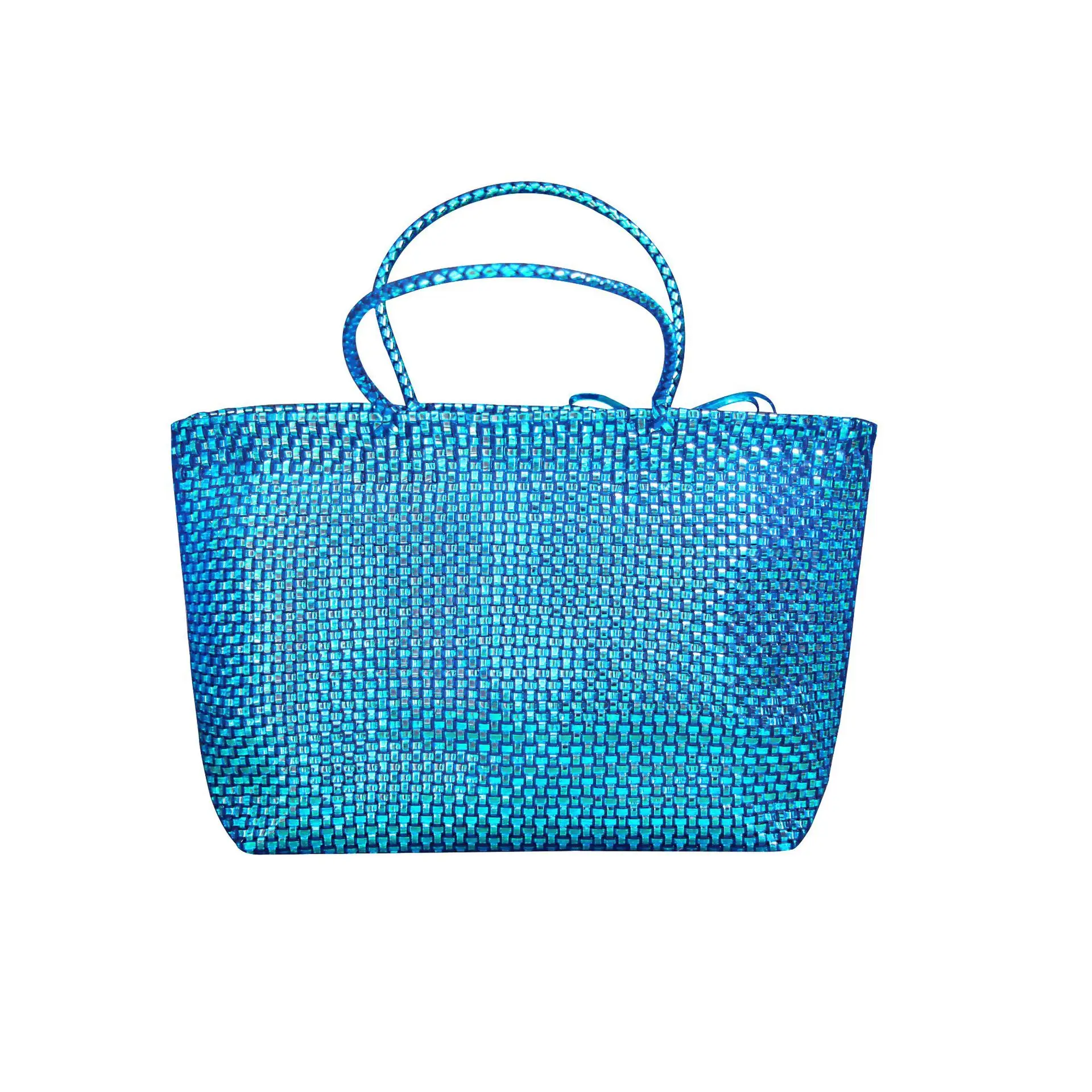 2019 New Style Fashion PVC WOMEN'S Bag Bag Blue Paragraph Europe And America Handbag Handmade Woven Bag
2019 New Style Fashion PVC WOMEN'S Bag Bag Blue Paragraph Europe And America Handbag Handmade Woven Bag