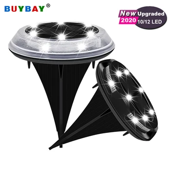 Upgraded 10/12 Leds Solar Disk Lights LED Solar Ground Light Outdoor Garden Landscape Lighting for Yard Deck Pathway Lawn Patio
Upgraded 10/12 Leds Solar Disk Lights LED Solar Ground Light Outdoor Garden Landscape Lighting for Yard Deck Pathway Lawn Patio