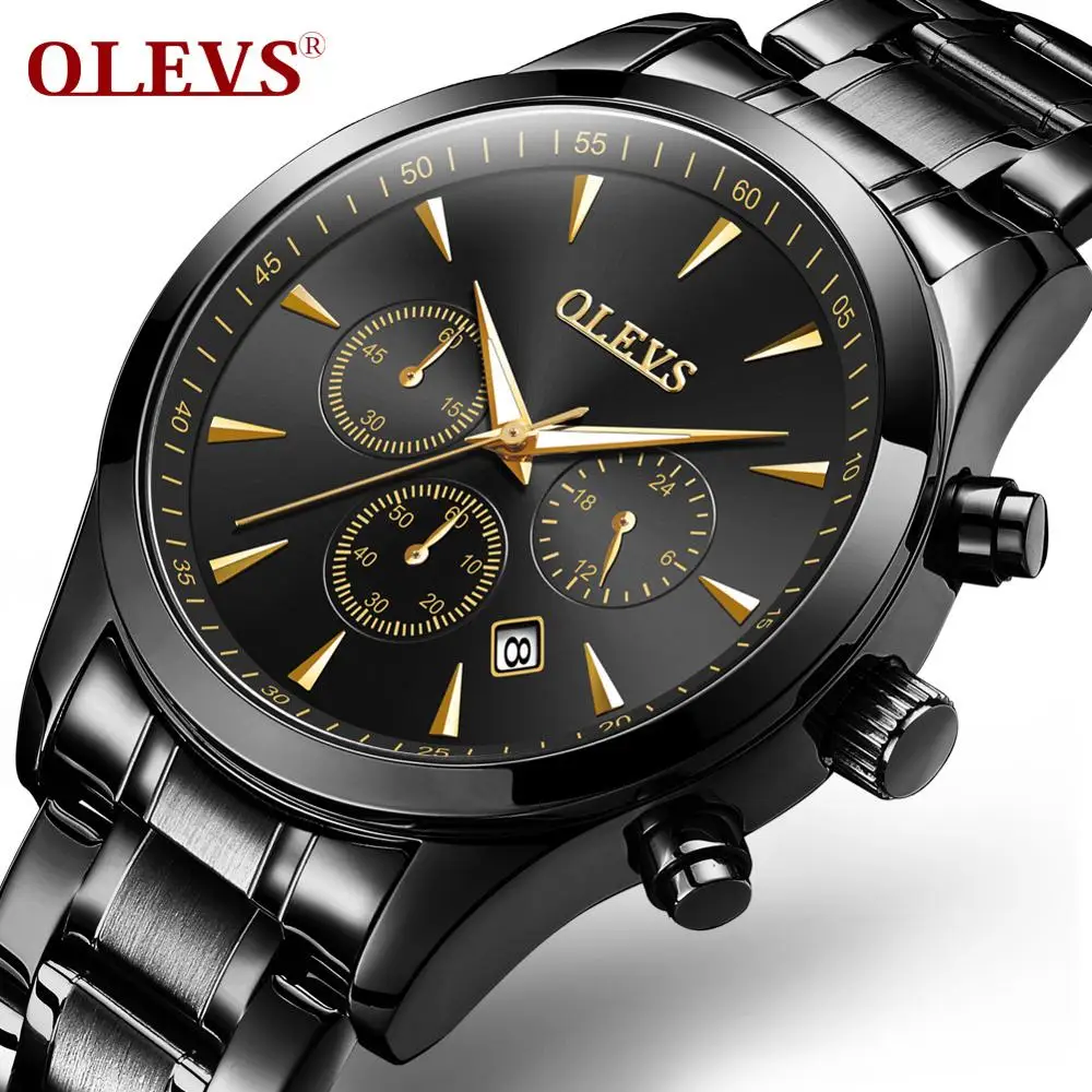 Men's Watch OLEVS Waterproof Date Male Clock Fashion Quartz Watch Chronograph Wrist Watch Stainless Steel Relogio Masculino 2860
Men's Watch OLEVS Waterproof Date Male Clock Fashion Quartz Watch Chronograph Wrist Watch Stainless Steel Relogio Masculino 2860