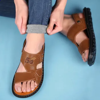 Casual sandals men's 2020 summer new soft bottom non-slip beach shoes men wear dual-use sandals and slippers menМужские сандали
Casual sandals men's 2020 summer new soft bottom non-slip beach shoes men wear dual-use sandals and slippers menМужские сандали