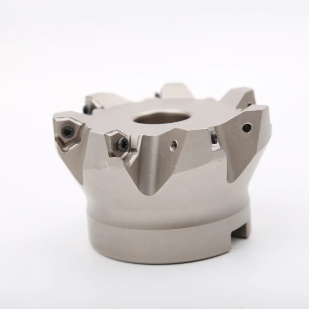 Face MillING TKFM90WN06-780-27R 80mm Cutter 7 Flute Milling Tool With 10pcs WNKU060408 R-M Inserts high quality mill rush holder
Face MillING TKFM90WN06-780-27R 80mm Cutter 7 Flute Milling Tool With 10pcs WNKU060408 R-M Inserts high quality mill rush holder