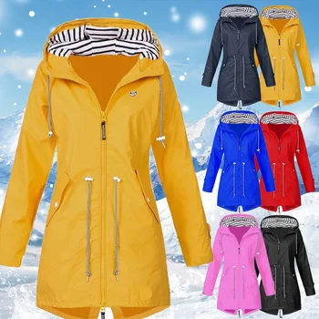 Women Winter Windbreaker Jacket Coat Lightweight Oversized Hooded Zipper Outdoor Coat Hiking Clothes Female Waterproof Raincoat
Women Winter Windbreaker Jacket Coat Lightweight Oversized Hooded Zipper Outdoor Coat Hiking Clothes Female Waterproof Raincoat