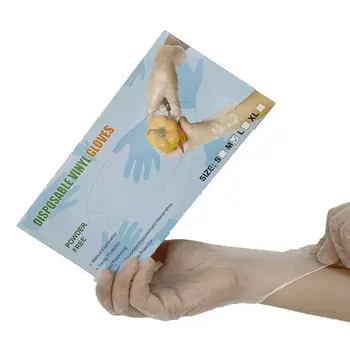 100Pcs/Box Disposable Clear Food-Grade Plastic Gloves for Kitchen Cooking Cleaning Safety Food Handling
100Pcs/Box Disposable Clear Food-Grade Plastic Gloves for Kitchen Cooking Cleaning Safety Food Handling