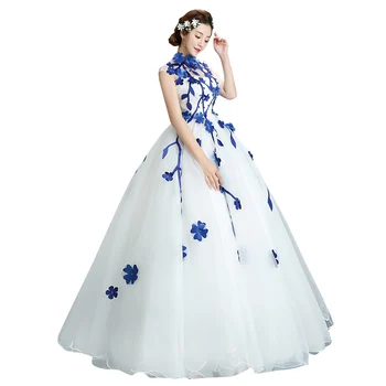 Trajes De Quinceaneras 2020 New High Neck Sleeveless Long Quinceanera Dresses Flower 2-16W Size Zipper Custom Made Prom Gown
Trajes De Quinceaneras 2020 New High Neck Sleeveless Long Quinceanera Dresses Flower 2-16W Size Zipper Custom Made Prom Gown