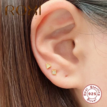 ROXI Small Square Zircon Piercing Stud Earrings for Women Round Cartilage Earring 925 Sterling Silver Kolczyki Jewelry Brincos
ROXI Small Square Zircon Piercing Stud Earrings for Women Round Cartilage Earring 925 Sterling Silver Kolczyki Jewelry Brincos