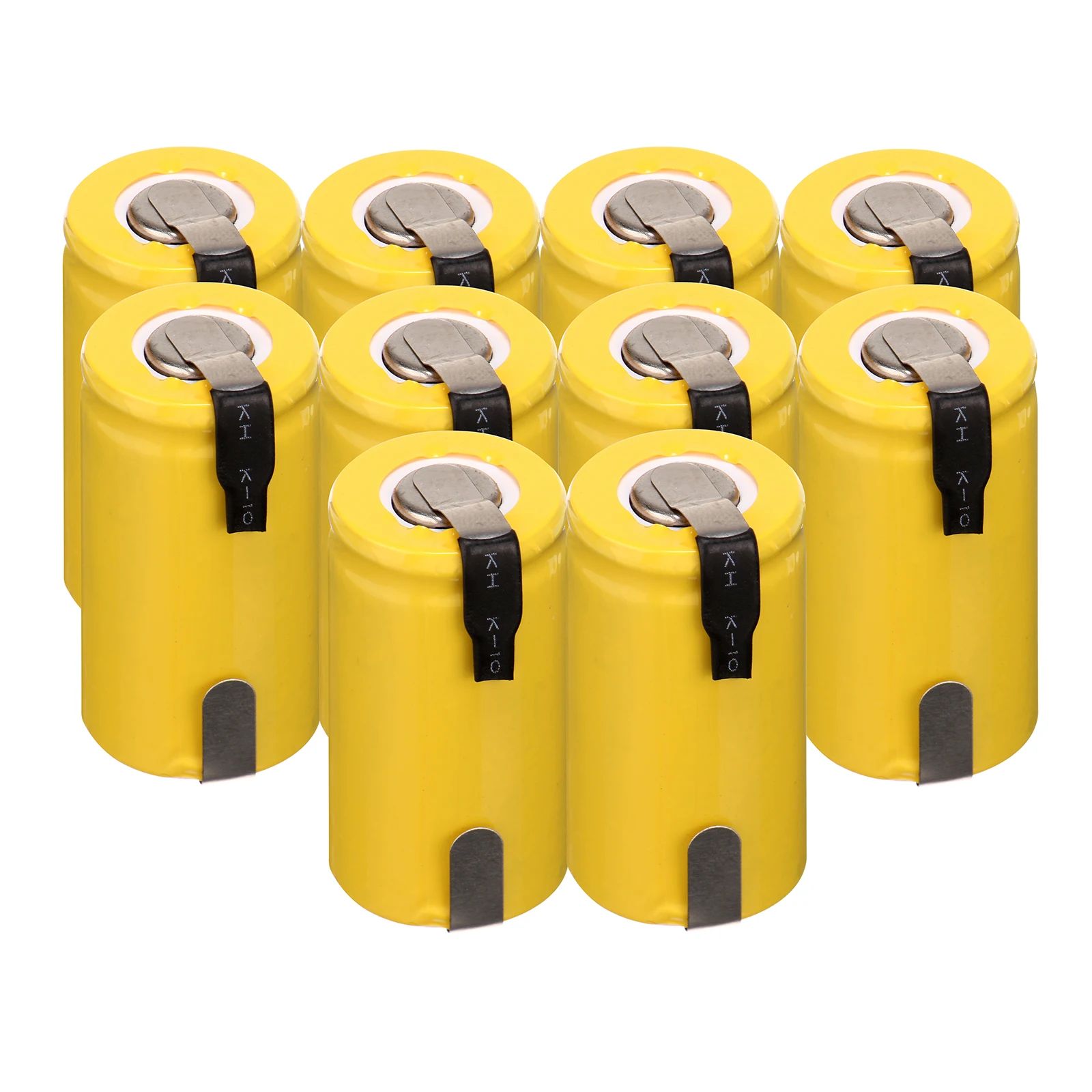 10pcs 1300mAh SC rechargeable batteries nicd batteries 1.2v ni-cd 1.2 v battery with welding tabs
10pcs 1300mAh SC rechargeable batteries nicd batteries 1.2v ni-cd 1.2 v battery with welding tabs