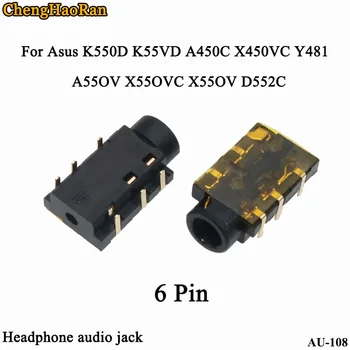 ChengHaoRan 2pcs/lot For Asus K550D K55VD A450C X450VC Y481C A55OV X55OVC X55OV D552C Audio female 6Pin
ChengHaoRan 2pcs/lot For Asus K550D K55VD A450C X450VC Y481C A55OV X55OVC X55OV D552C Audio female 6Pin