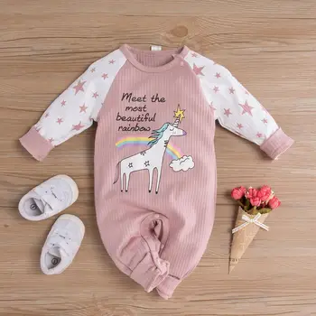 2020 spring baby boys girls clothes cotton Jumpsuit long sleeves cartoon ribbed fashion romper for newborn 0-24M baby rompers
2020 spring baby boys girls clothes cotton Jumpsuit long sleeves cartoon ribbed fashion romper for newborn 0-24M baby rompers