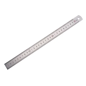 Stainless Steel Metal Ruler Straight Ruler Measurement Double Sided for Sewing Foot Sewing School Stationery (Silver)
Stainless Steel Metal Ruler Straight Ruler Measurement Double Sided for Sewing Foot Sewing School Stationery (Silver)