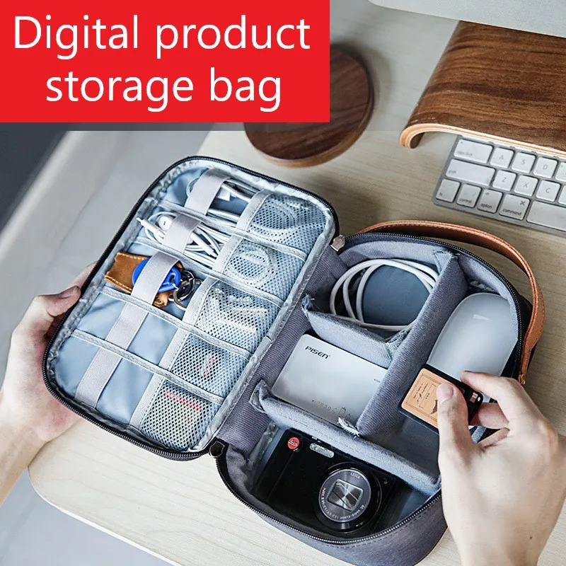 Multifunctional Portable Digital Storage Bag Power Data Cable Storage Bag Hard Disk Protective Cover Charger Bag Earphone Case
Multifunctional Portable Digital Storage Bag Power Data Cable Storage Bag Hard Disk Protective Cover Charger Bag Earphone Case