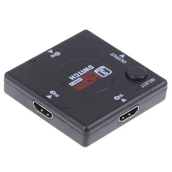 Hdmi 3 Port Switch AUTO Switcher Splitter Selector HUB Box Cable HDTV 2160P 
Hdmi 3 Port Switch AUTO Switcher Splitter Selector HUB Box Cable HDTV 2160P
