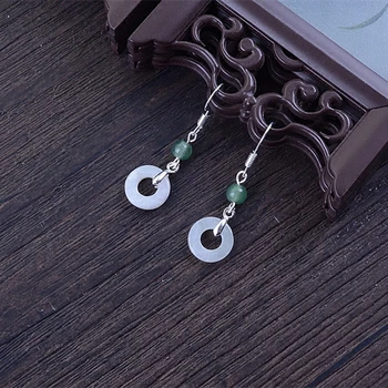 Natural Emerald Bead Jade DIY Earrings Charm Jewellery Fashion Accessories Hand-Carved Man Ahd Woman Luck Amulet Gifts
Natural Emerald Bead Jade DIY Earrings Charm Jewellery Fashion Accessories Hand-Carved Man Ahd Woman Luck Amulet Gifts