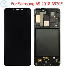 Écran tactile LCD avec châssis, 2018 pouces, pour Samsung Galaxy A9 6.3 A9S A9 Star/DS, Original, A920F=