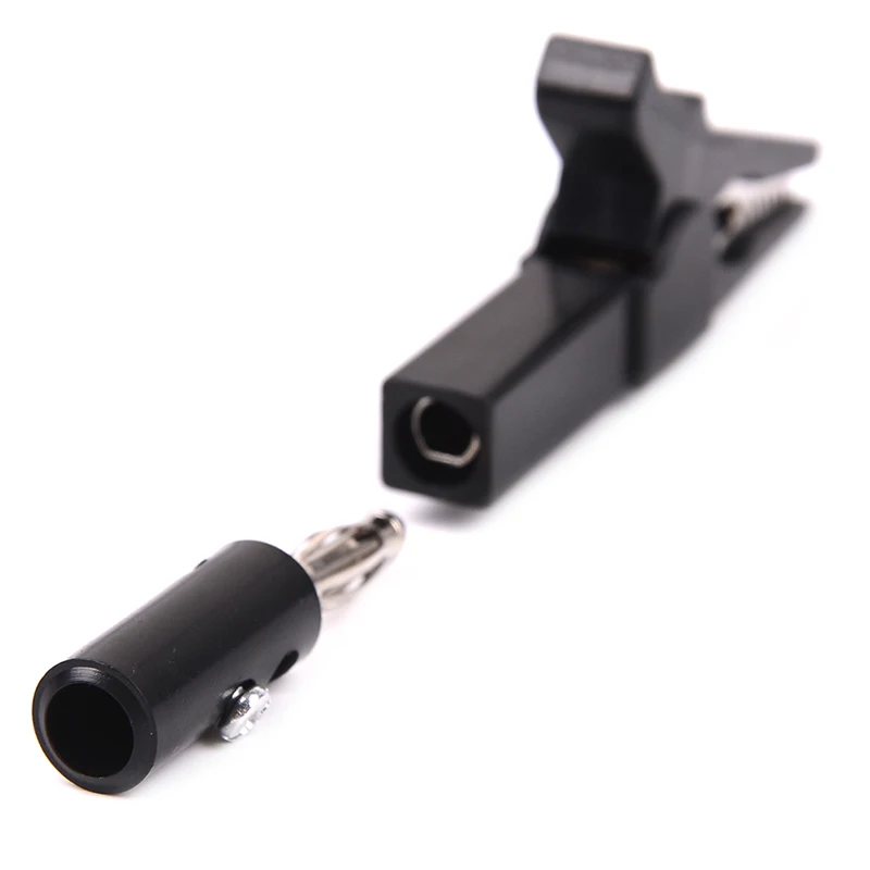Description Picture 5 of item4pcs 55mm Alligator Clip + Banana Plug, Test Probe With 4mm Banana Plug Cable Clips Red +black