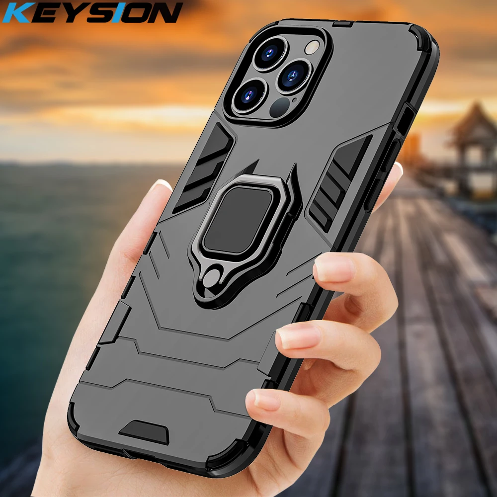KEYSION Shockproof Armor Case For iPhone 12 Mini 12 Pro Max 11 Pro SE2 Phone Cover for Apple iPhone XS Max XR 5S 6S 7 8 Plus SE
KEYSION Shockproof Armor Case For iPhone 12 Mini 12 Pro Max 11 Pro SE2 Phone Cover for Apple iPhone XS Max XR 5S 6S 7 8 Plus SE