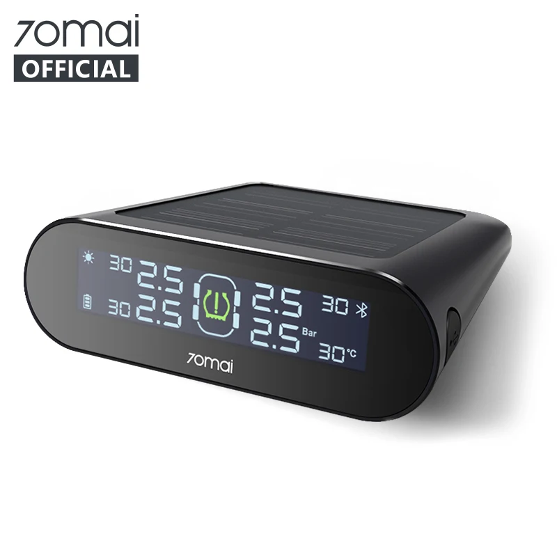 70mai tpms Tire Pressure Monitor System English APP Solar Power USB tmps 70 mai Car Tyre Pressure Sensors System Alarm TPMS Lite
70mai tpms Tire Pressure Monitor System English APP Solar Power USB tmps 70 mai Car Tyre Pressure Sensors System Alarm TPMS Lite