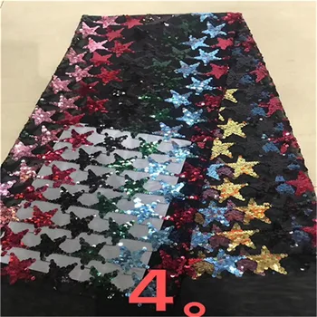 Star Pattern Beautifical Latest French Lace Fabric Flowr Embroidered Tulle Lace African Fabric With Sequins For Women Clothes
Star Pattern Beautifical Latest French Lace Fabric Flowr Embroidered Tulle Lace African Fabric With Sequins For Women Clothes