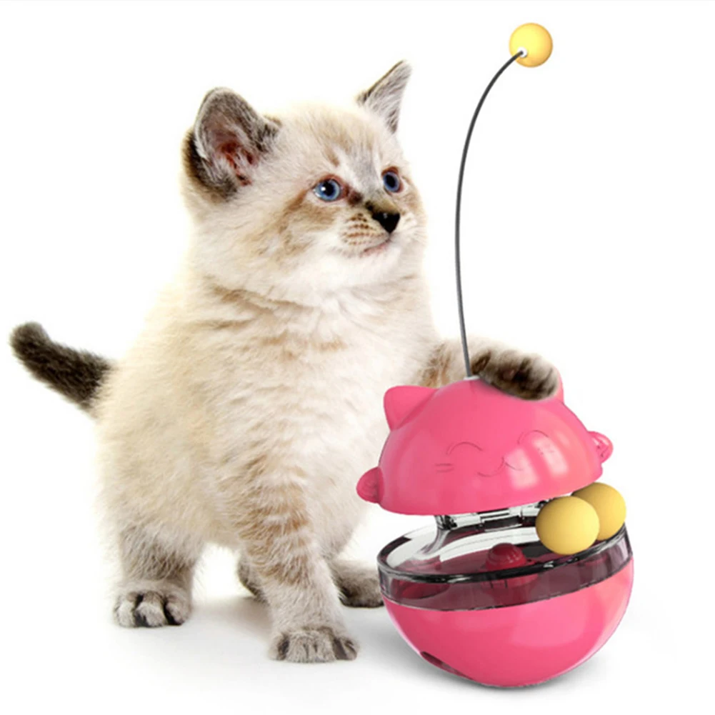 Interactive Tumbler Cat Toy Funny Pet Training Tool Cat Feeding Chewing Playing Leaking Food Ball with Teasing Wand
Interactive Tumbler Cat Toy Funny Pet Training Tool Cat Feeding Chewing Playing Leaking Food Ball with Teasing Wand