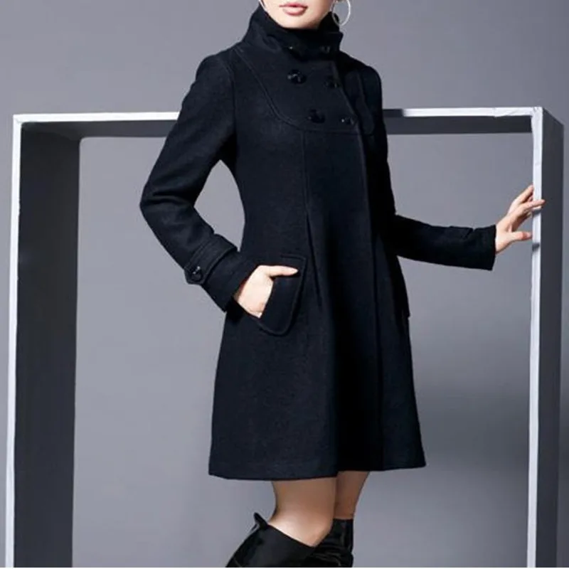 XUXI Women 2019 Winter Autumn Coat Pocket Solid Color Manteau Femme Tight Wool Caps Woman Wear Coats Larger Size S-4XL FZ798
XUXI Women 2019 Winter Autumn Coat Pocket Solid Color Manteau Femme Tight Wool Caps Woman Wear Coats Larger Size S-4XL FZ798