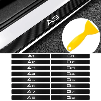 4PCS Car Carbon Fiber Door Sill Scuff Plate Protector Sticker For audi A1 A2 A3 A4 A5 A6 A7 Q1 Q2 Q3 Q4 Q5 Q6 Q7 accessories
4PCS Car Carbon Fiber Door Sill Scuff Plate Protector Sticker For audi A1 A2 A3 A4 A5 A6 A7 Q1 Q2 Q3 Q4 Q5 Q6 Q7 accessories