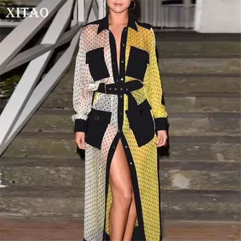 XITAO Straight Split Pot Dress Fashion New 2019 Winter Patchwork Single Breast Patchwork Bandage Small Fresh Dress DMY2053
XITAO Straight Split Pot Dress Fashion New 2019 Winter Patchwork Single Breast Patchwork Bandage Small Fresh Dress DMY2053