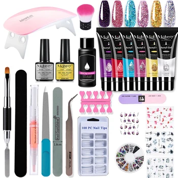 Poly Gel Kit/Set Lamp Gel Polish Set All for Manicure Nails Art 25pc/set For Nail Extensions Tool Kit Professional Manicure Set
Poly Gel Kit/Set Lamp Gel Polish Set All for Manicure Nails Art 25pc/set For Nail Extensions Tool Kit Professional Manicure Set