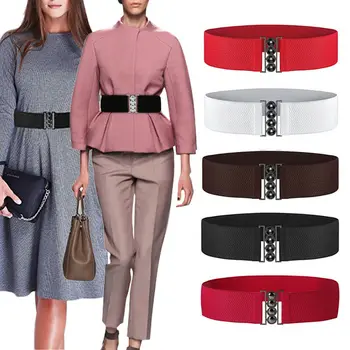 Brand New 2020 Women Elastic Stretch Belt Cinch Girdle 4 Wide Stretch Waistband Clasp Buckle Female Luxury Dress Skirt Belt
Brand New 2020 Women Elastic Stretch Belt Cinch Girdle 4 Wide Stretch Waistband Clasp Buckle Female Luxury Dress Skirt Belt