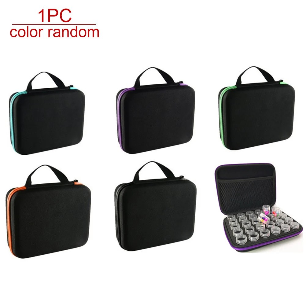 30 Bottles Embroidery Durable Diamond Painting Storage Box Zipper Design Multifunctional Shockproof Hand Bag Beads Random Color
30 Bottles Embroidery Durable Diamond Painting Storage Box Zipper Design Multifunctional Shockproof Hand Bag Beads Random Color