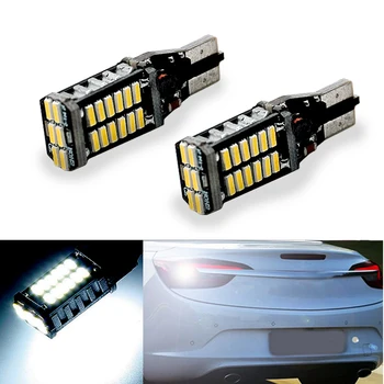 2x T15 LED Bulbs Error Free LED Backup Light W16W LED Bulbs Car reverse lamp For Opel Combo Box Meriva B Mokka Zafira Tourer