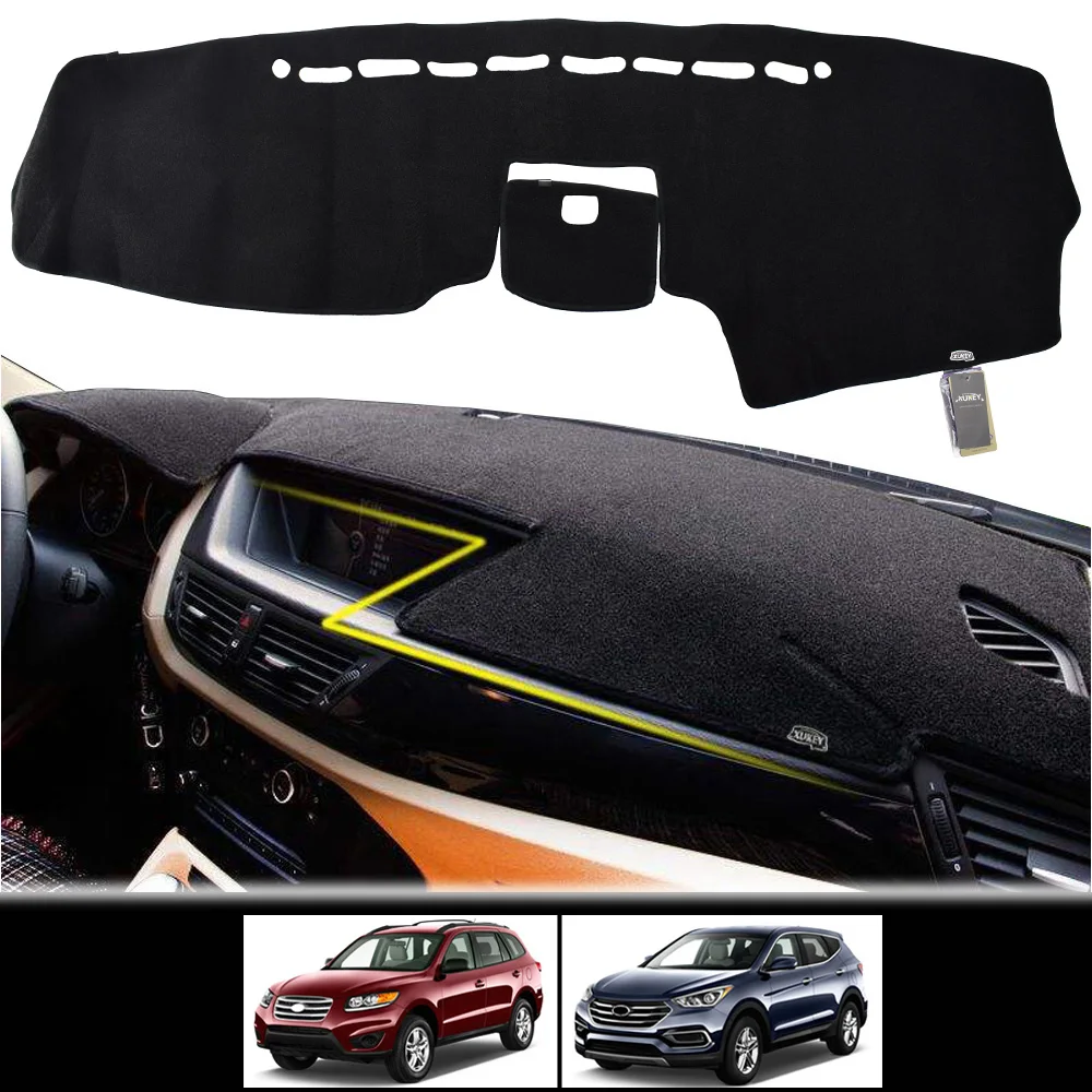 Car Dash Mat For Hyundai Santa Fe 2007 - 2018 Dashmat Dashboard Cover Protective Sheet Carpet Styling 2008 2011 2012 2013 2014
Car Dash Mat For Hyundai Santa Fe 2007 - 2018 Dashmat Dashboard Cover Protective Sheet Carpet Styling 2008 2011 2012 2013 2014