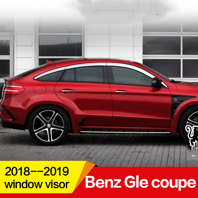 For Mercedes Benz GLE coupe window visor plating side Sun Rain Protection Shield Exterior body decoration accessories
For Mercedes Benz GLE coupe window visor plating side Sun Rain Protection Shield Exterior body decoration accessories
