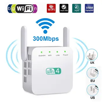 New 300Mbps Wireless Wifi Repeater Wifi Range Extender Wifi Signal Amplifier Wi fi Booster Wi-fi Ultraboost Repiter Access Point
New 300Mbps Wireless Wifi Repeater Wifi Range Extender Wifi Signal Amplifier Wi fi Booster Wi-fi Ultraboost Repiter Access Point