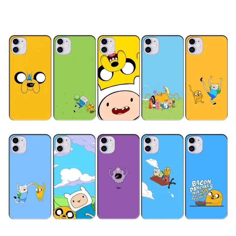 Adventure Time with Finn and Jake чехол coque fundas для iphone 11 PRO MAX X XS XR 4S 5S 6S 7 8 PLUS SE 2020 Крышка |