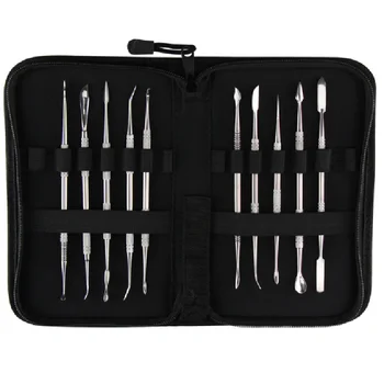 10pcs Pottery Tools with Bag Stainless Steel Tool Clay Pottery Knife Sculpture Tool Drop Shipping 
10pcs Pottery Tools with Bag Stainless Steel Tool Clay Pottery Knife Sculpture Tool Drop Shipping