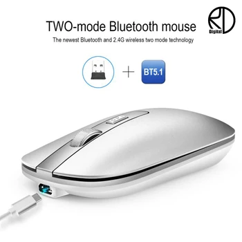 USB Wireless Mouse With Bluetooth 5.1 Receiver Optical Computer Mouse 1600DPI 2.4GHz Ergonomic Mice For Laptop PC Mouse
USB Wireless Mouse With Bluetooth 5.1 Receiver Optical Computer Mouse 1600DPI 2.4GHz Ergonomic Mice For Laptop PC Mouse
