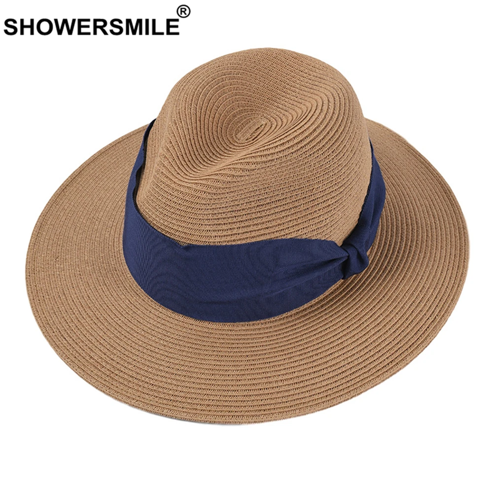 SHOWERSMILE Women Panama Hat British Style Straw Hat Casual Fedora Beach Summer Hat Sun Hats for Women Sombrero Accessories
SHOWERSMILE Women Panama Hat British Style Straw Hat Casual Fedora Beach Summer Hat Sun Hats for Women Sombrero Accessories